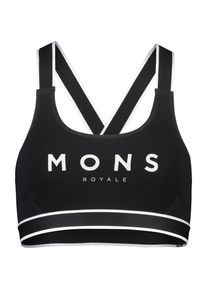 Mons Royale, Sport-BH, Women's Stella X-Back Bra (XS), Schwarz