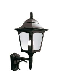 Elstead Lighting, Gartenbeleuchtung, Chapel Aussen-Wandleuchte E27 48cm Schwarz IP44, Made in UK (E27, IP44)