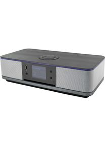 Soundmaster ICD2023SW (DAB+, FM, Internetradio, PLL, Bluetooth, WLAN), Radio, Silber, Grau