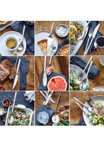 WMF Joghurtlöffel Müslilöffel Set, Besteck, Silber