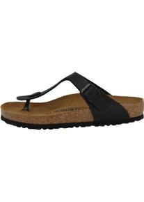 Birkenstock, Unisex, Sandalen, Gizeh Birko-Flor Schmal, Schwarz, (36)