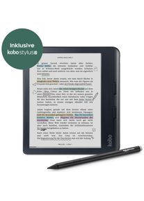 Kobo Libra Colour inkl. Stylus 2 (7", 32 GB, Schwarz), eReader, Schwarz