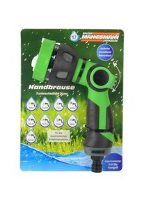 Mannesmann, Rasensprenger, Multifunktions-Handbrause, 9 Einstellungen (Kreisregner)