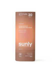 Attitude Sunly Tinted Face Stick Unscented SPF 30 20g