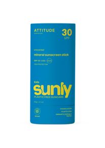 Attitude Sunly Sunscreen Face Stick Kids Unscented SPF 30 60g
