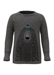 Odlo, Damen, Funktionsshirt, BL TOP crew neck l/s ACTIVE WARM ECO KID (104), Grau, 104
