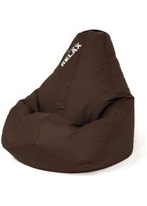 Go Gift, Sitzsack, Sako Tasche pouffe Schokolade Birne XXL 140 x 100 cm