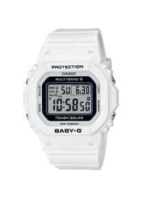 Casio, Armbanduhr, BGD-5650-7ER, Weiss, (Digitaluhr, Funkuhr, 38 mm)