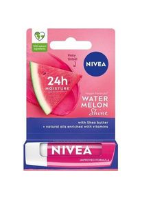 Nivea, Lippenstift + Lipgloss, 24H Mett-In Moisture Watermelon Shine Lipstick 4.8G (Watermelon Shine)