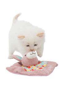 Trixie Junior Schnuffeltuch Hase My Valerian (Plüschspielzeug Katze), Katzenspielzeug