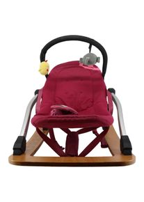 Concord Rio Babywippe Rot Holzrahmen Kleinkind Kinder NEUWERTIG