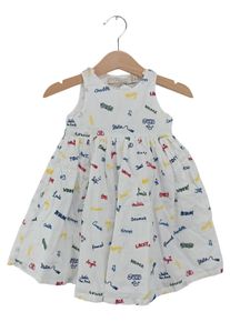 Stella McCartney Kids Sommerkleid Kinder Gr. 92 (18M) Weiß Schriftzug