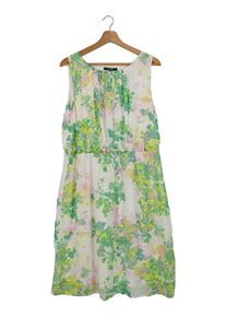 Lindex Damen Freizeitkleid Gr. 40/L Mehrfarbig Blumenmuster Sommerkleid