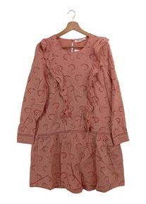Sofie Schnoor Sommerkleid Damen M/38 Rosa Floral Elegant Rüschen Minikleid