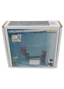 myWALL H6-1L TV Wandhalterung 10-24 Zoll Silber Neigbar Schwenkbar VESA