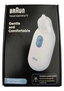 Braun Nasensauger 1 Baby Pflege Elektrisch Weiß