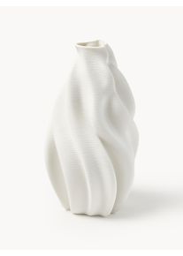 Wazon z porcelany Melody, W 29 cm Biały Porcelana Ø 15 x W 29 cm | Westwing Collection