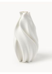 Wazon z porcelany Melody, W 40 cm Biały Porcelana Ø 22 x W 40 cm | Westwing Collection