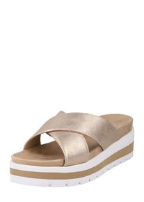 Bullboxer Pantolette Damen gold Größe 36 Unifarben