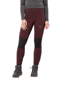 Jack Wolfskin Damskie spodnie trekkingowe Kammweg Tights Women S dark maroon