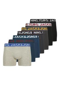 Jack & Jones JACK & JONES Boxershorts 'JACCOLTON' Herren navy / anthrazit / graumeliert / schwarz Größe XS