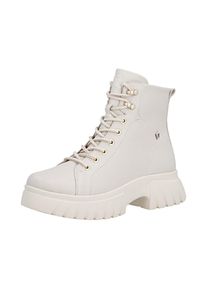 Rieker Schnürstiefelette Damen weiß Größe 36 Unifarben