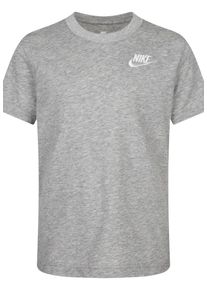Nike Sportswear Tričko 'Futura' Chlapci sivá melírovaná / biela 98