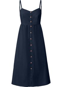 Lascana Sommerkleid Damen blau Größe 44 Unifarben