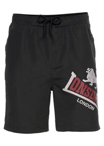Lonsdale Pantaloni scurți apă Bărbaţi negru, Mărimea XL