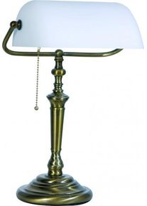 Steinhauer DE RIO Bankerlampe Bronze, 1-flammig