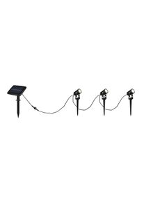 REALITY OBIDOS Tuin spotlight LED Zwart, 3-lichts