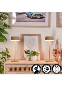 hofstein Romdrup Zewnętrzna lampa stołowa, Lampa stołowa LED Kolory piaskowe, 1-punktowy