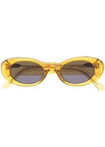Palm Angels Lunettes de soleil, Spirit Oval Sunglasses en yellow