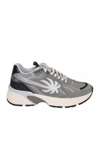 Palm Angels Sneakers, Heren Pa 4 Sneakers Olive Grey en beige, 40 (EU)