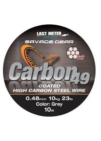 Savage Gear Carbon49 0.70mm 23kg 50lb Coated Grey 10m