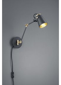 Applique murale Trio EDWARD Noir, 1 lumière