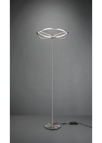 Lampadaire Trio Charivari LED Nickel mat, 1 lumière