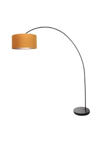 Steinhauer Solva Stehleuchte Schwarz, 1-flammig