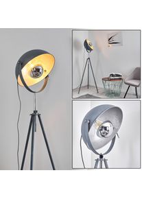 hofstein Bagdad Staande lamp Blauw, Chroom, Grijs, 1-licht