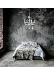 Globo PINJA ljuskrona, ljuskrona Vit, 5-ljuskällor