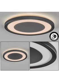 hofstein Gelan Plafonnier, Panel, Applique murale LED Noir, Blanc, 1 lumière