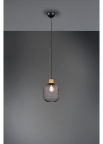 REALITY Calimero Hanglamp Zwart, 1-licht