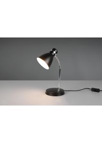 Lampe de table Reality Harvey Chrome, Noir, 1 lumi&egrave;re