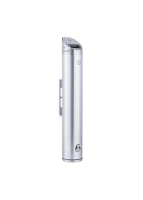 1 Posacenere da muro PARIS, acciaio inox, argento, acciaio inossidabile, acciaio inox|argento