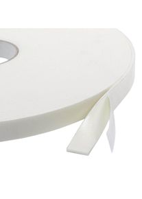 25 m Double-sided foam adhesive PE tape, white, 3 mm thick, strong adhesive, EL300 19 mm