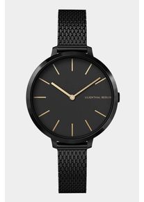 Women's Watch - Black - Surgical steel case, Sapphire-hardened mineral glass, Mesh Strap - 30mm , Miyota Quartz Movement - Lilienthal Berlin