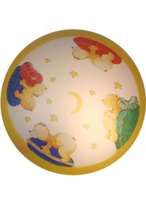 Niermann Stand By, Kinderlampe, Niermann Bärchen Deckenleuchte 2fach E27 Multicolor, Bunt