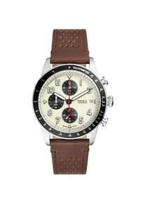 Fossil, Armbanduhr, Sport Tourer, Silber, (Chronograph, 42 mm)
