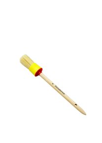 1 Brocha redonda 30 mm (enchufe) - tama&ntilde;o 6, madera|pl&aacute;stico, marr&oacute;n