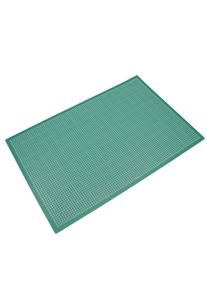 1 Tapete de corte, A1, 90 x 60 cm superficie autocurativa, cuadrícula verde|negro